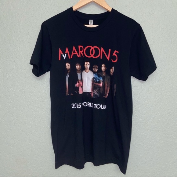Maroon 5 2015 World Tour Tee - Picture 3 of 5